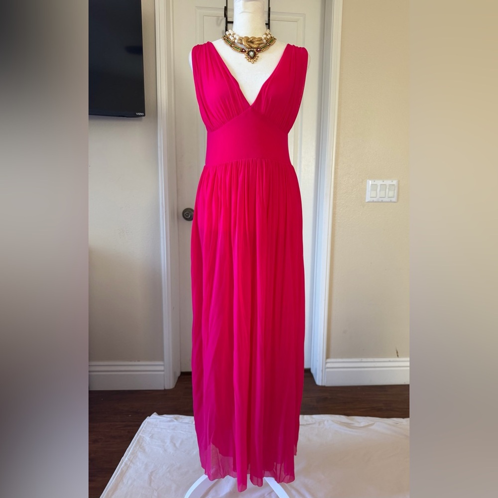 Vintage Jean Paul Gaultier Soleil pink dress in US medium size